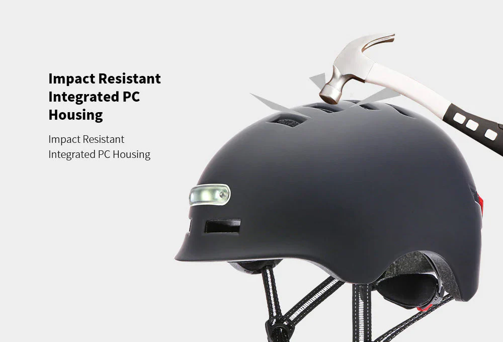 Electric Scooter Safety Helmet with LED Light - Image 5