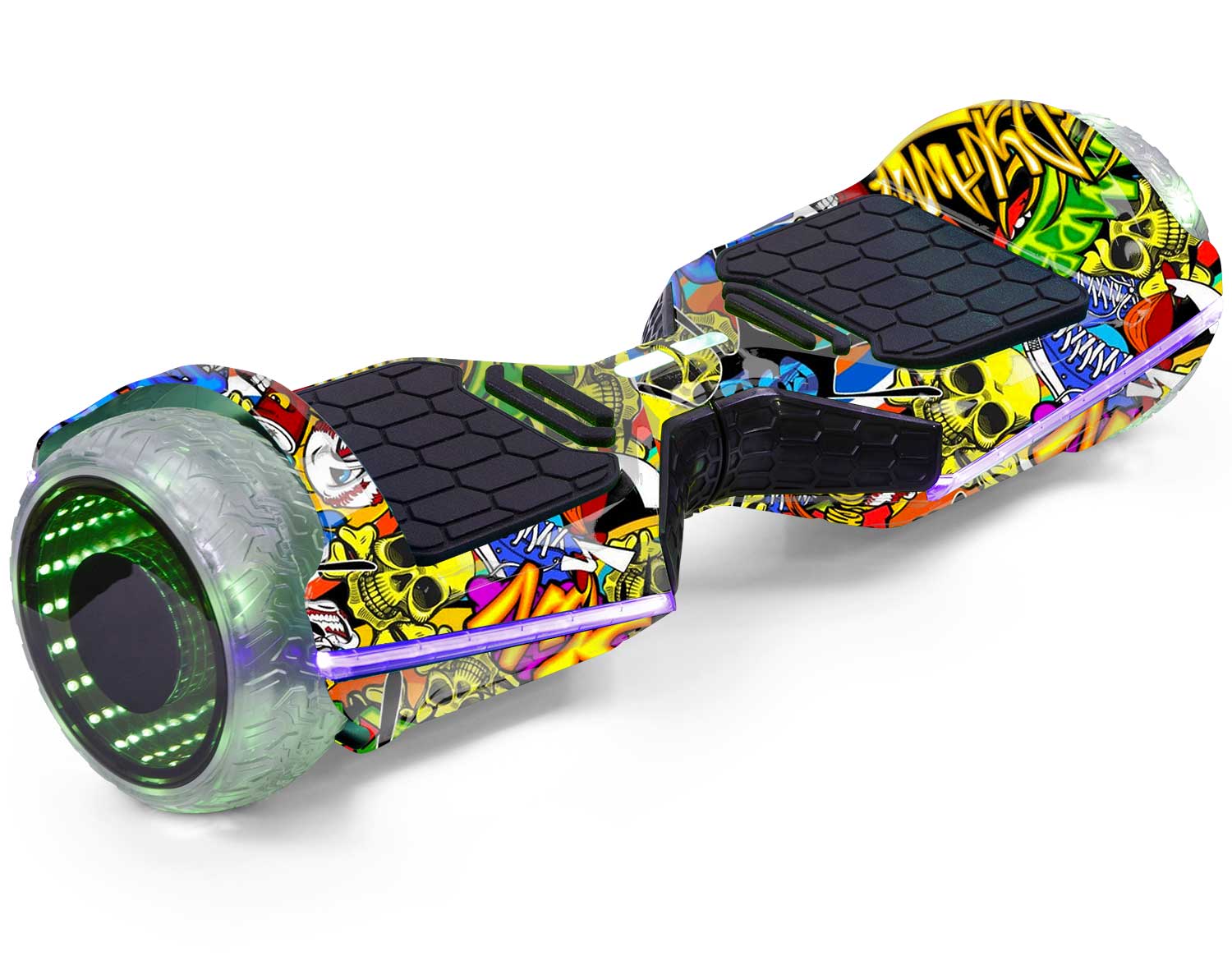 INFINITY - Hip Hop Graffiti Bundle 6.5" All Terrain APP Bluetooth & LED Official Hoverboard - Image 3