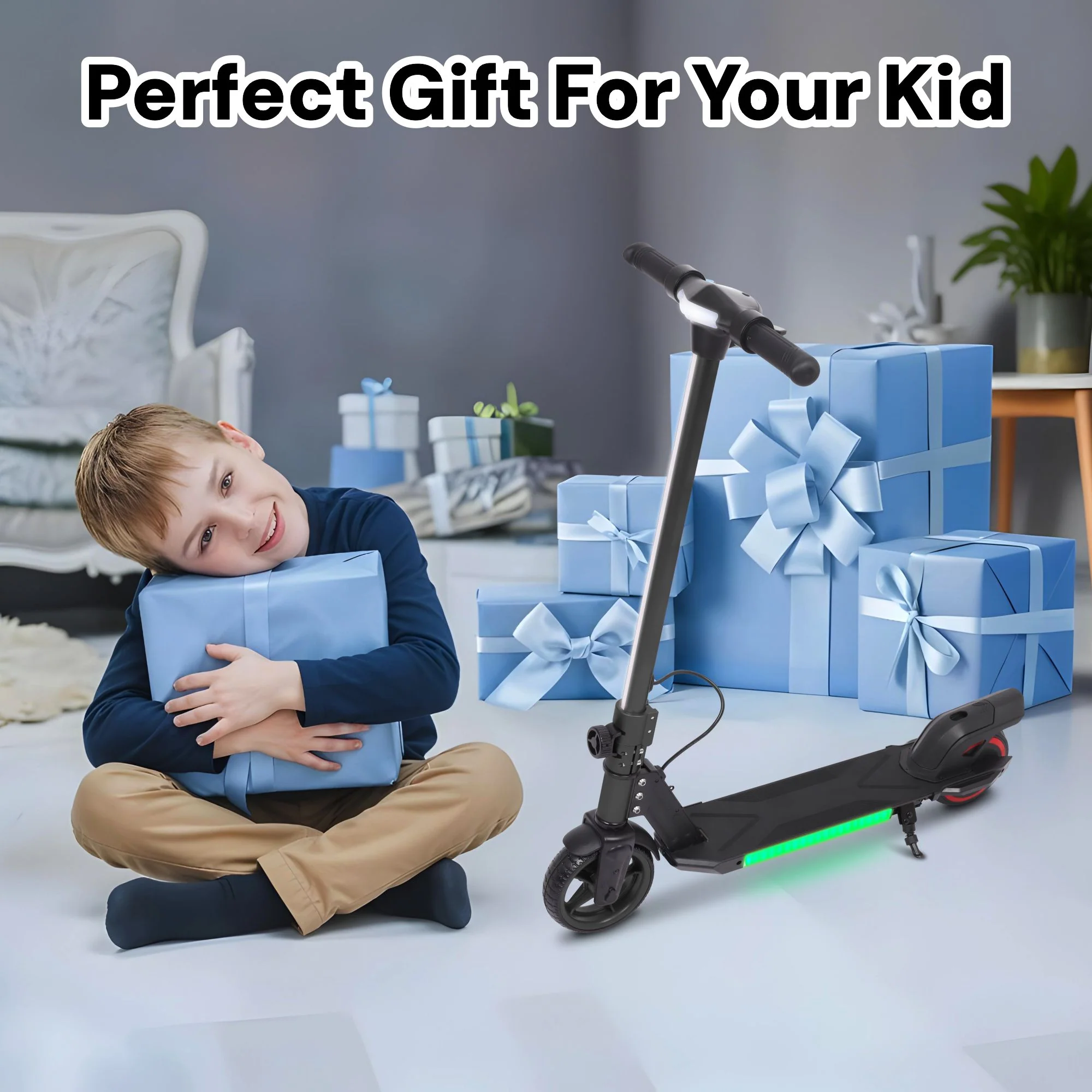 S31 Kids PRO ELECTRIC SCOOTER - LED Lights - 150W Power - High Performance - Image 20
