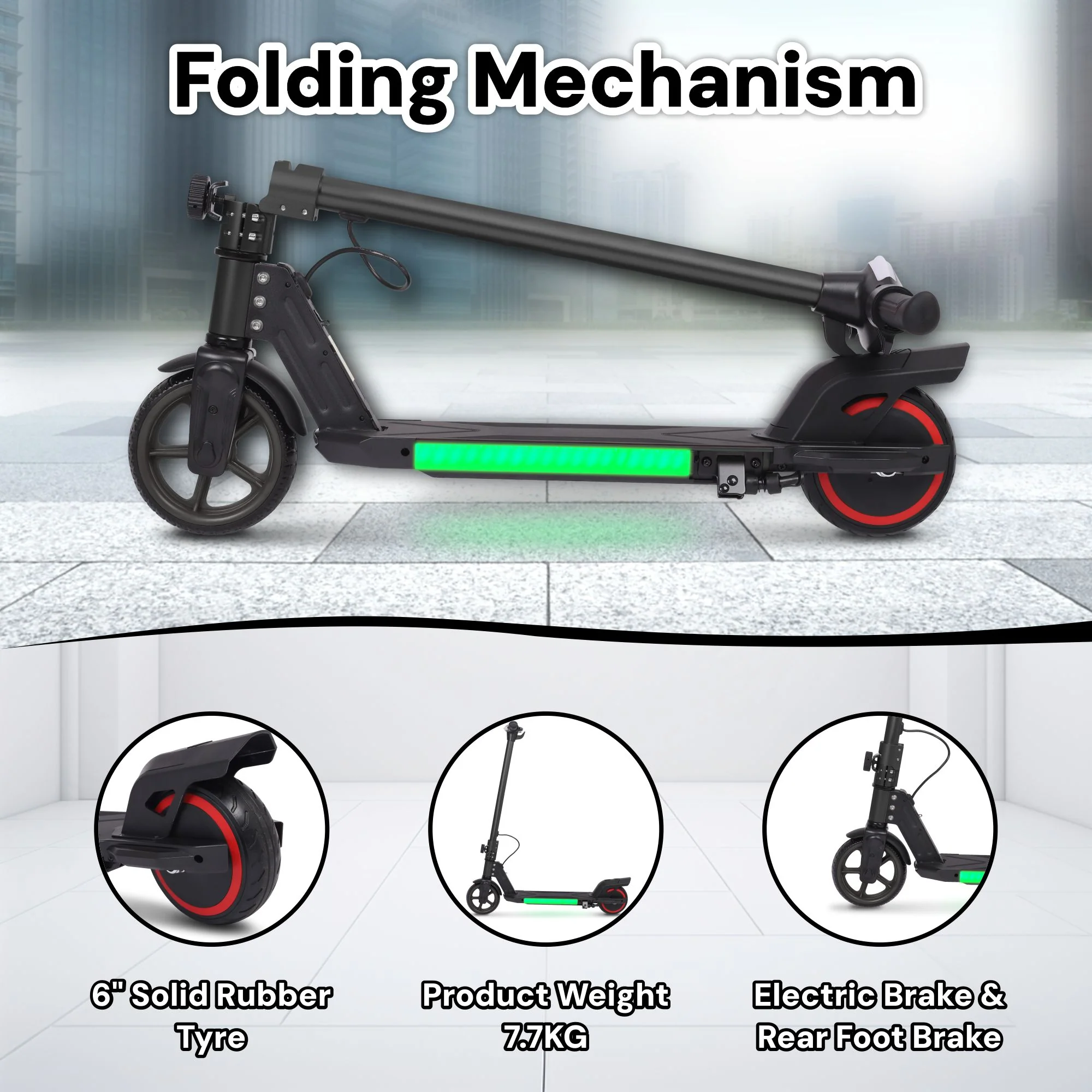 S31 Kids PRO ELECTRIC SCOOTER - LED Lights - 150W Power - High Performance - Image 21