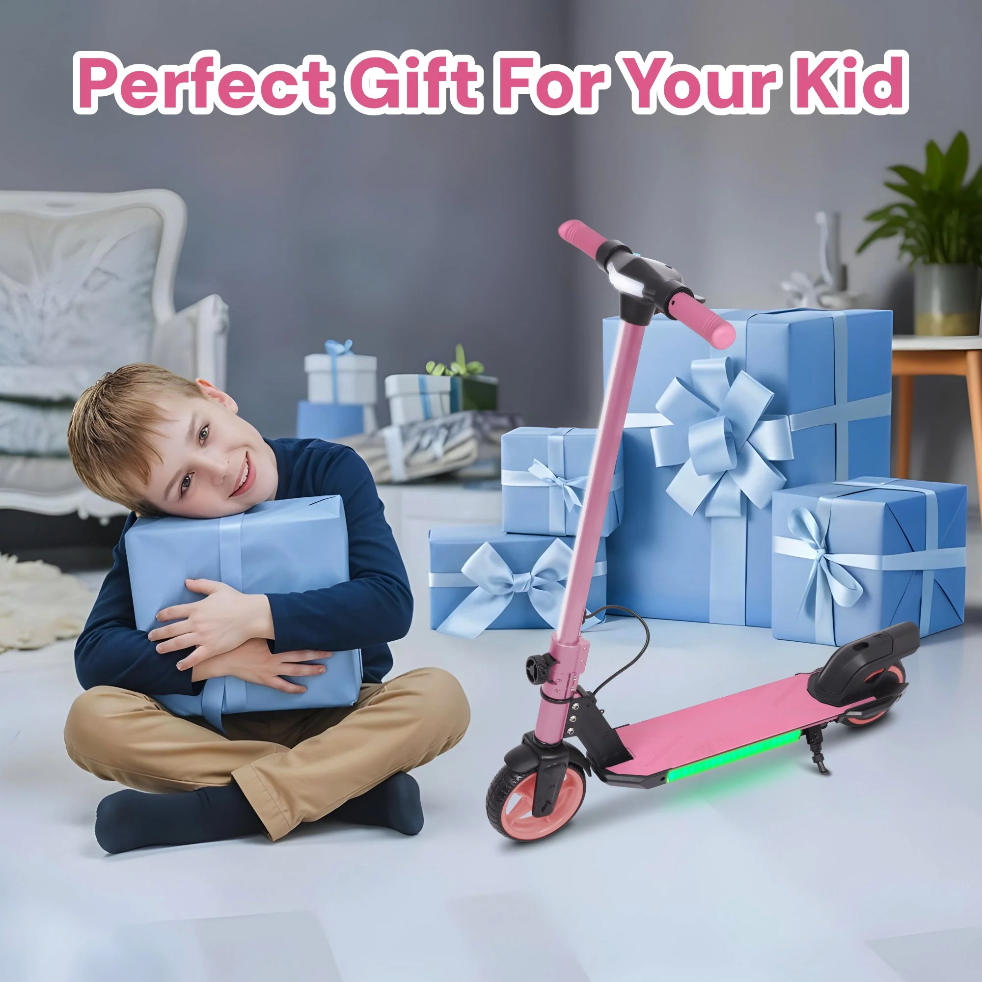 S31 Kids PRO ELECTRIC SCOOTER - LED Lights - 150W Power - High Performance - Image 23