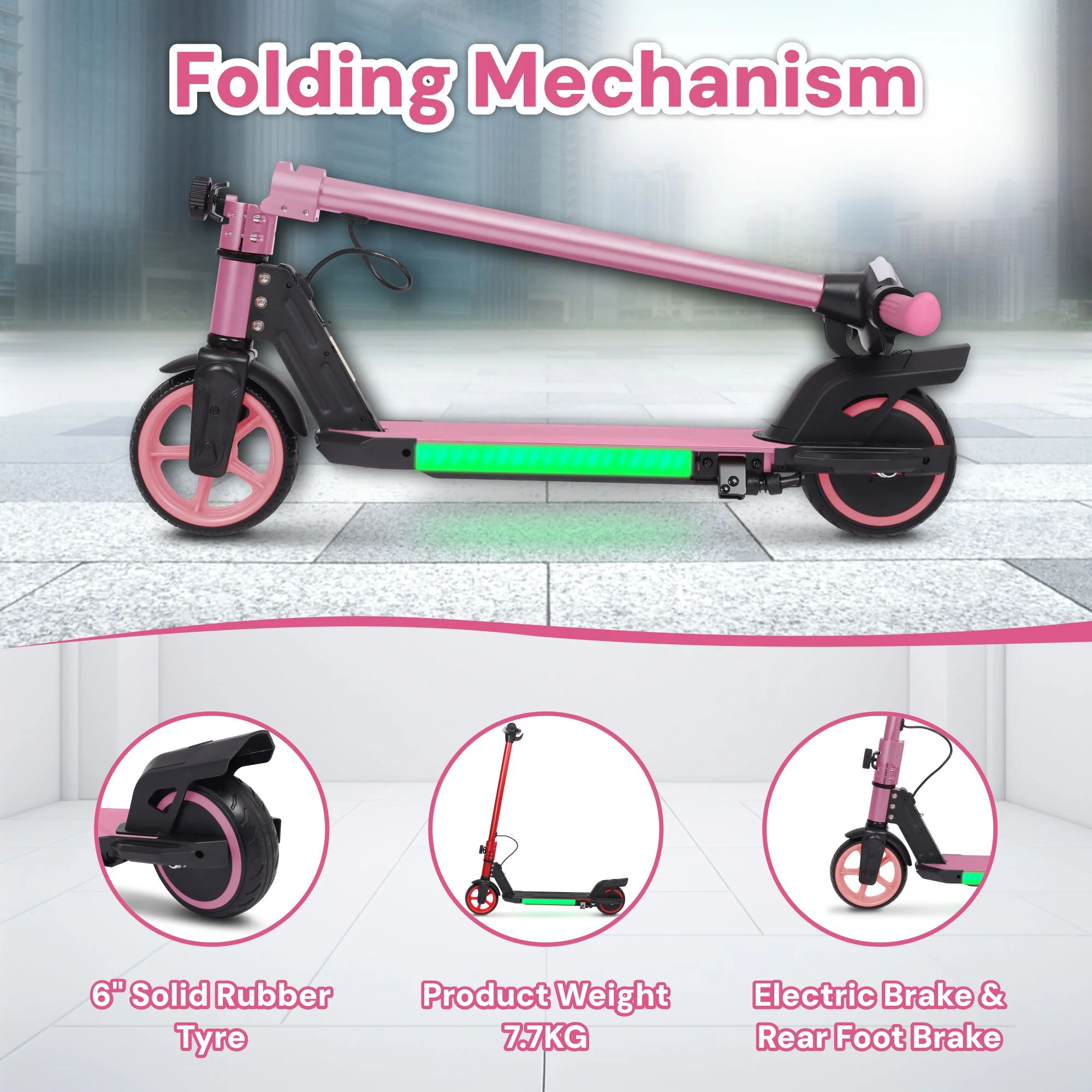 S31 Kids PRO ELECTRIC SCOOTER - LED Lights - 150W Power - High Performance - Image 28