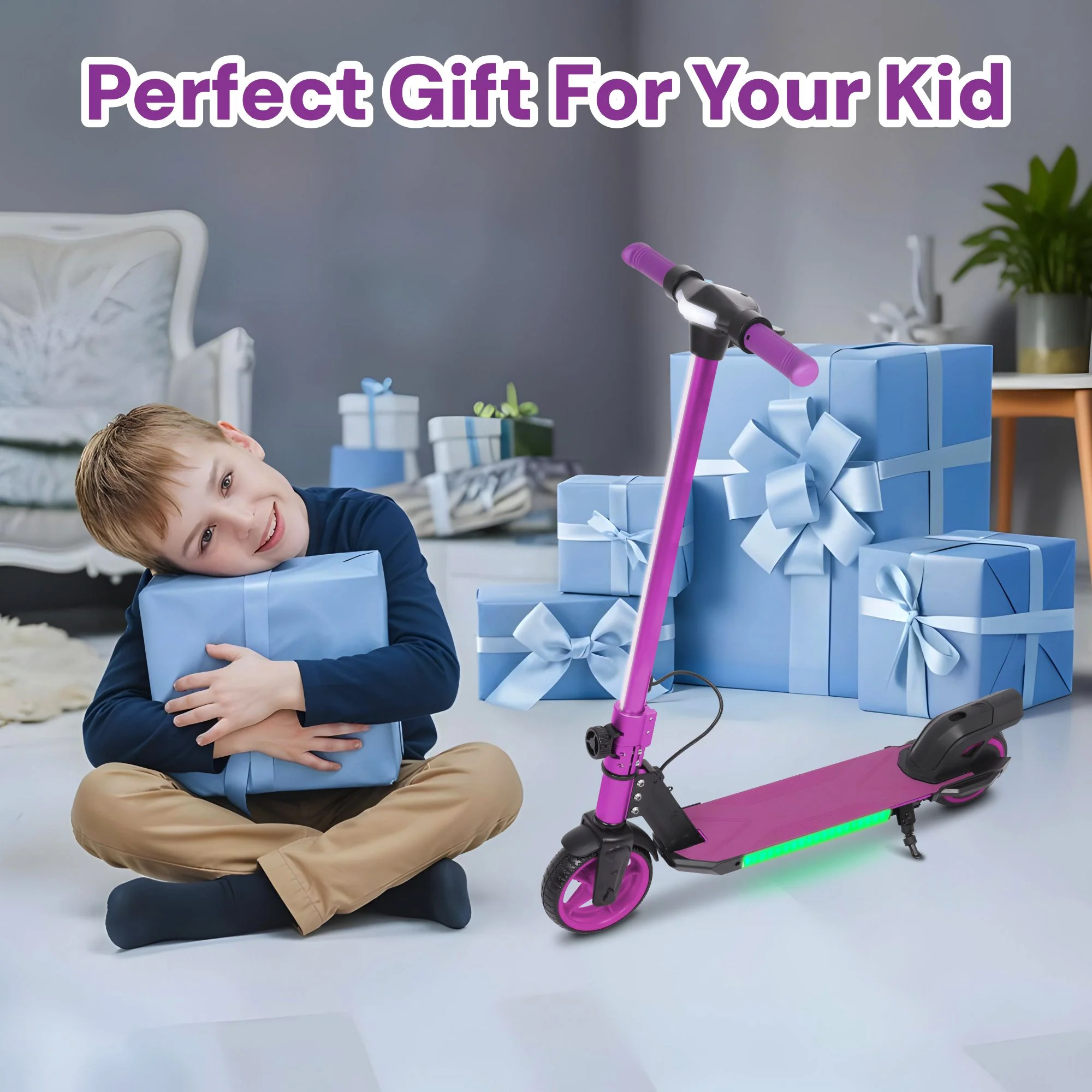 S31 Kids PRO ELECTRIC SCOOTER - LED Lights - 150W Power - High Performance - Image 33