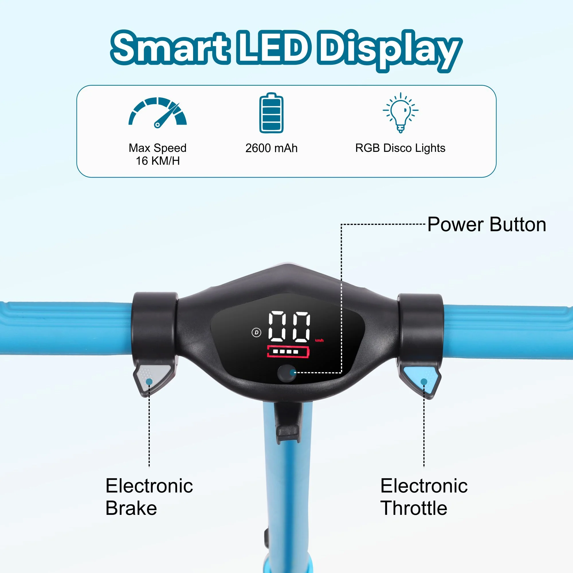 S31 Kids PRO ELECTRIC SCOOTER - LED Lights - 150W Power - High Performance - Image 36