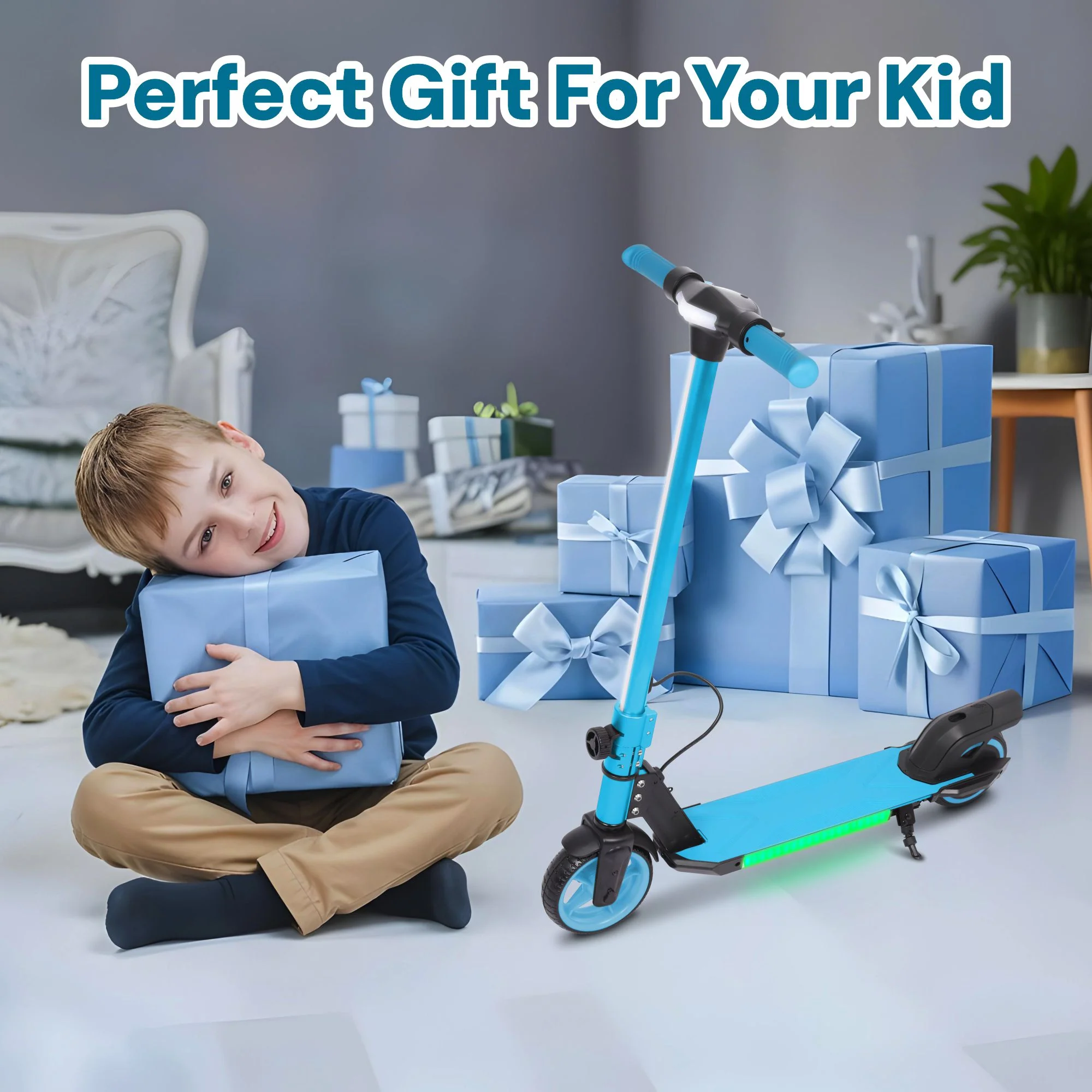 S31 Kids PRO ELECTRIC SCOOTER - LED Lights - 150W Power - High Performance - Image 38