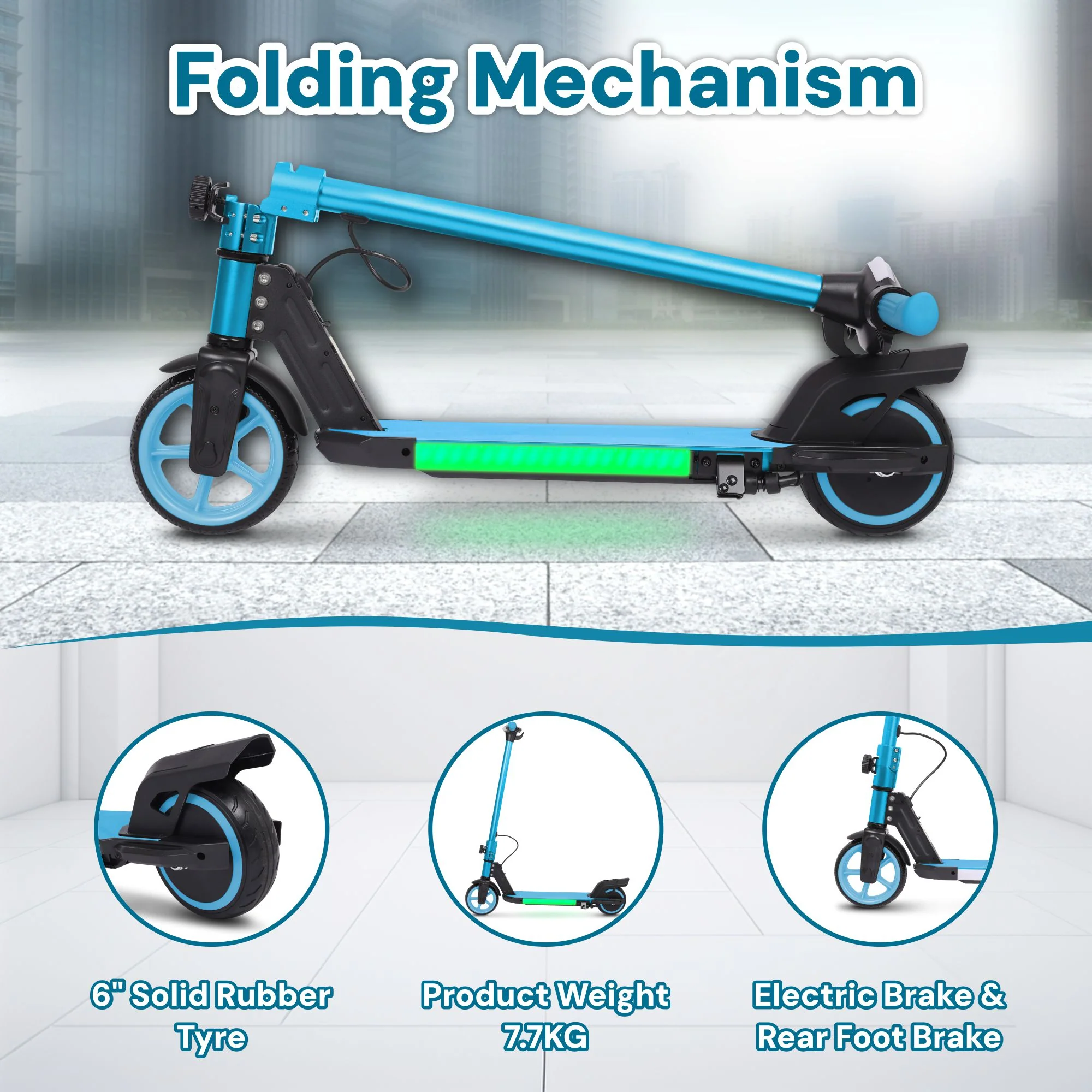 S31 Kids PRO ELECTRIC SCOOTER - LED Lights - 150W Power - High Performance - Image 41