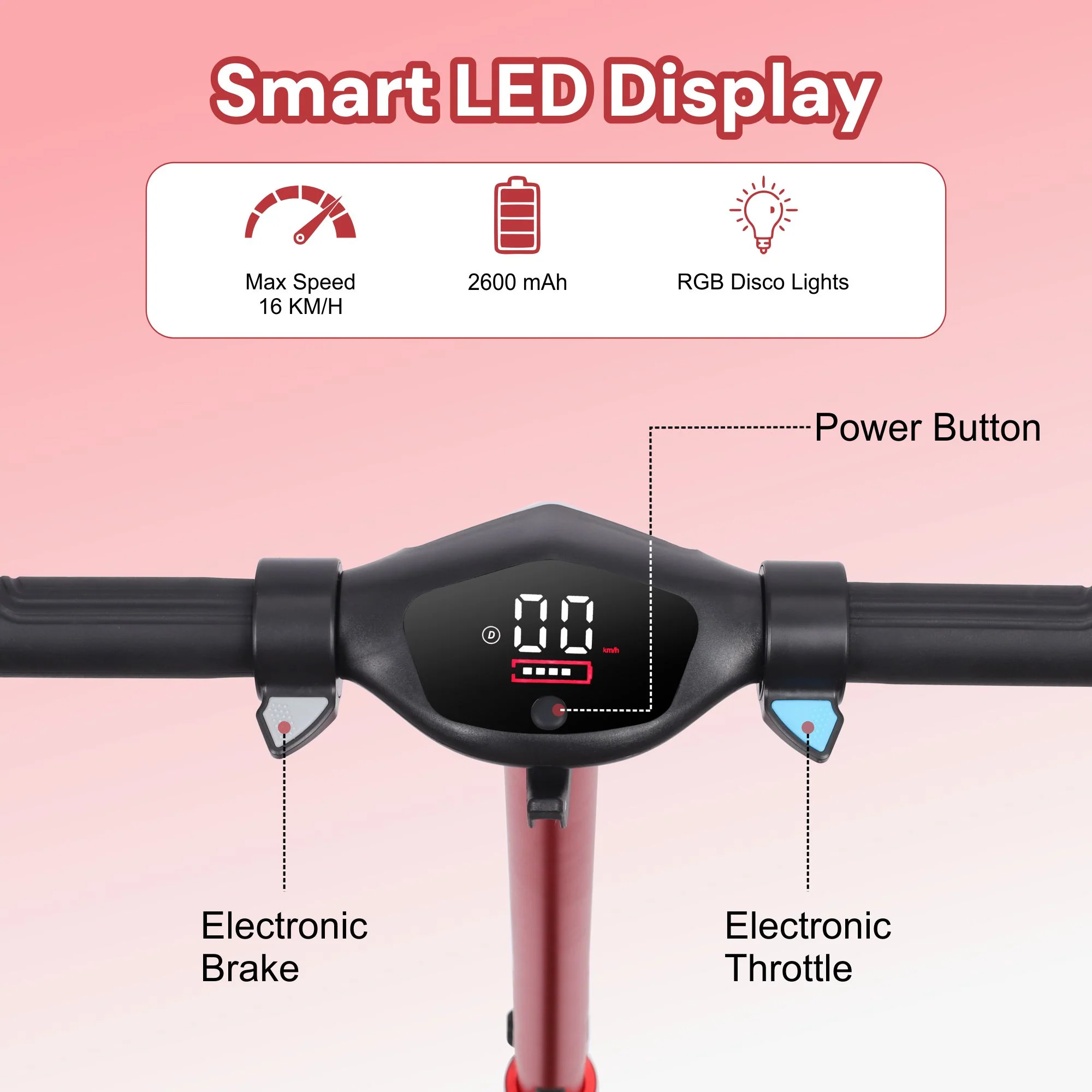 S31 Kids PRO ELECTRIC SCOOTER - LED Lights - 150W Power - High Performance - Image 44