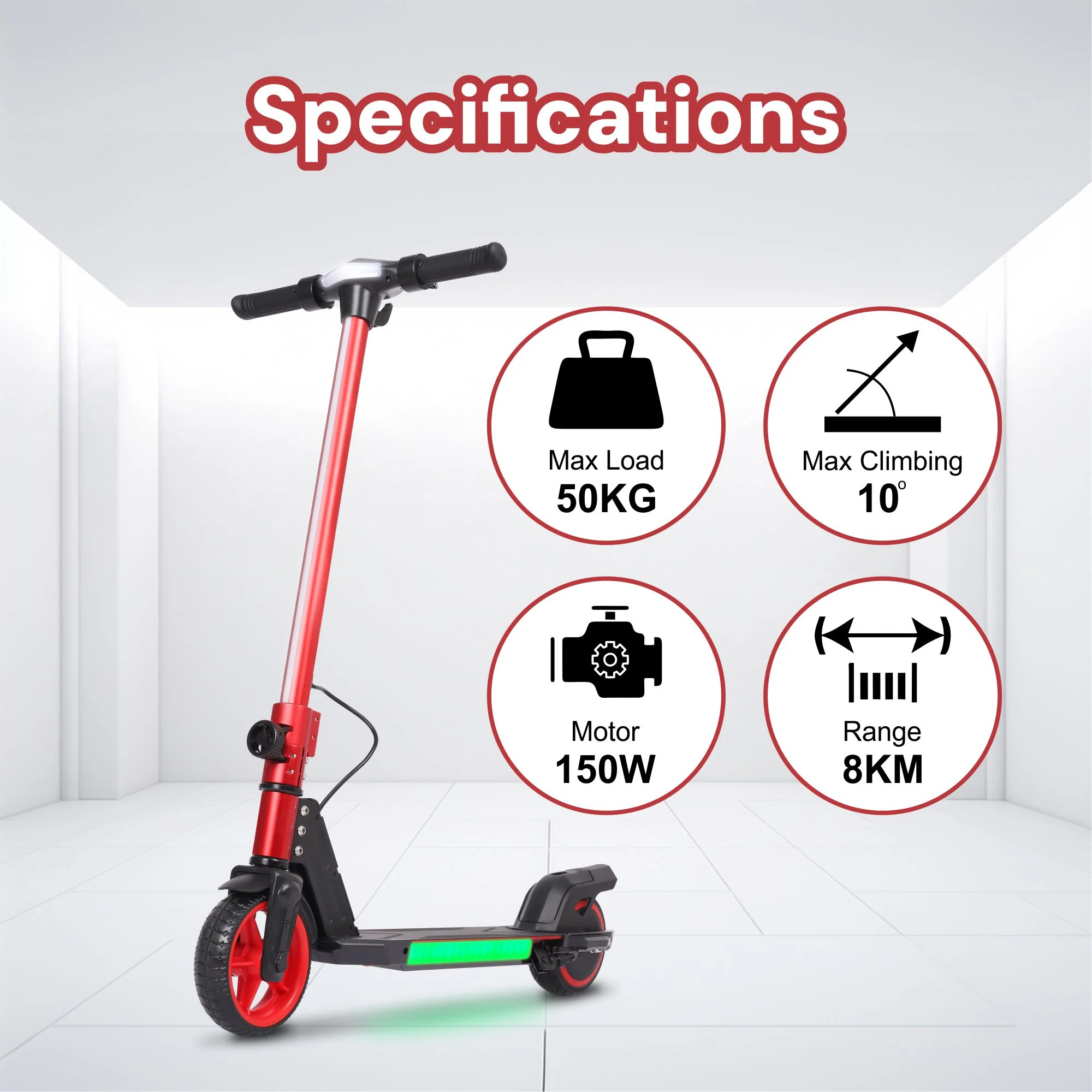 S31 Kids PRO ELECTRIC SCOOTER - LED Lights - 150W Power - High Performance - Image 47