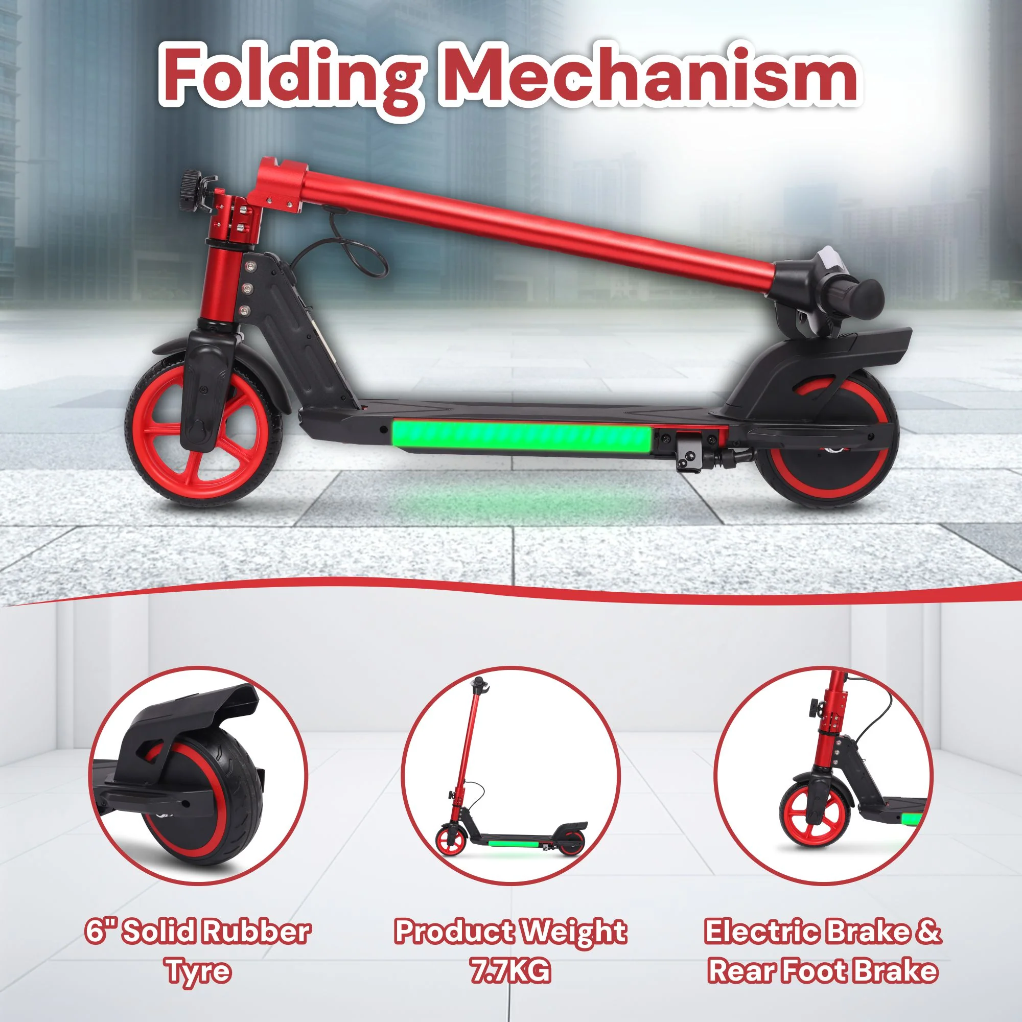 S31 Kids PRO ELECTRIC SCOOTER - LED Lights - 150W Power - High Performance - Image 48