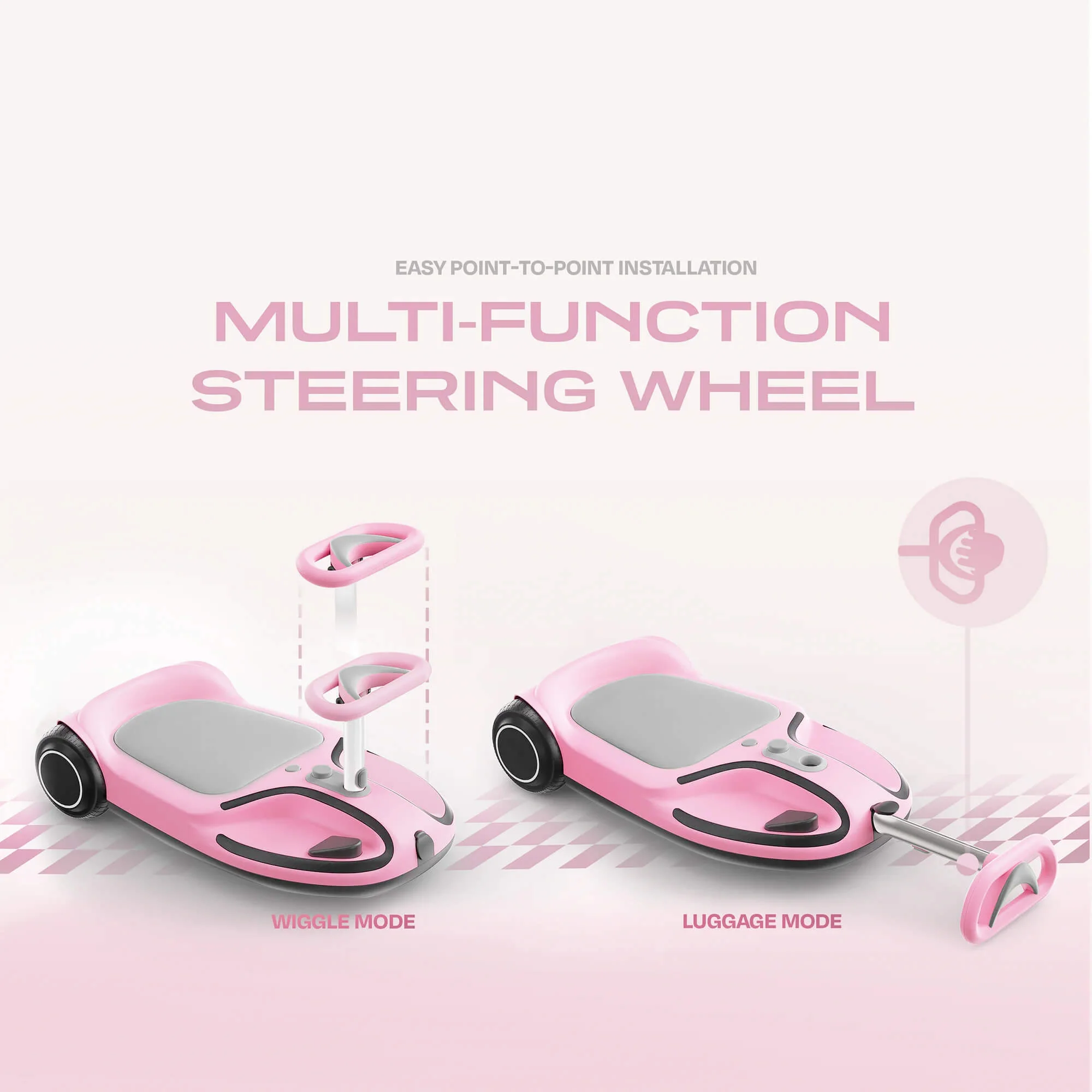 WizzKart - Ride On Car with Bluetooth Speaker & Disco LED - Image 5